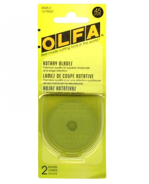 2 pack Olfa 45 mm rotary blade refills