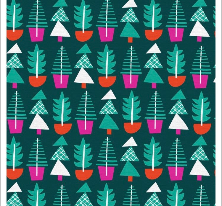 Handmade Holiday fabric- Fat Quarters - 100% Cotton - by the yard PSF120-21463Handmade Holiday Designer: Ampersand Design Studio