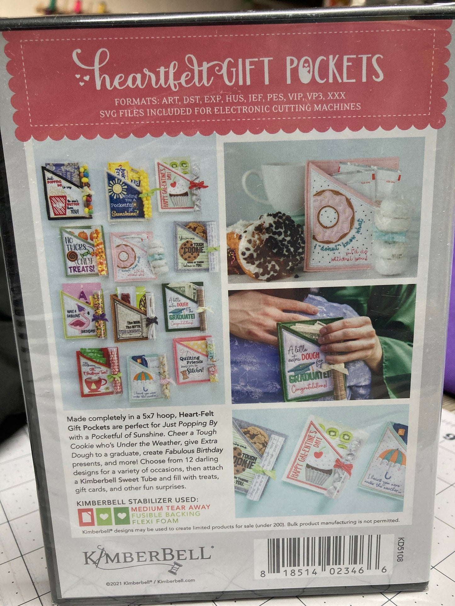 KID5108 Heart-Felt Gift Pockets CD Designers: Kim Christopherson, KimberBell