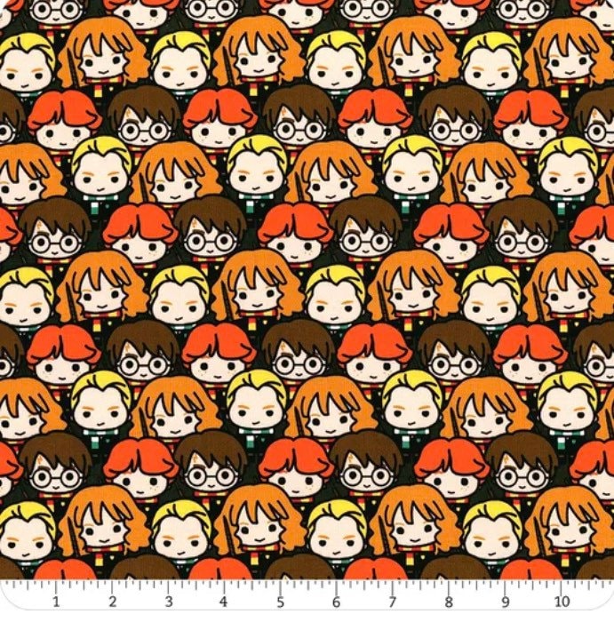 Harry Potter Kawaii cotton fabric- 100% Cotton-