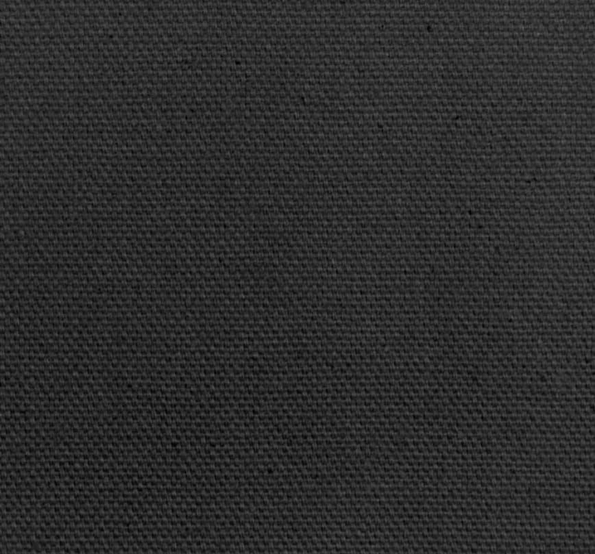 9.3 oz Black Cotton Duck Canvas Material - Fabric - Black