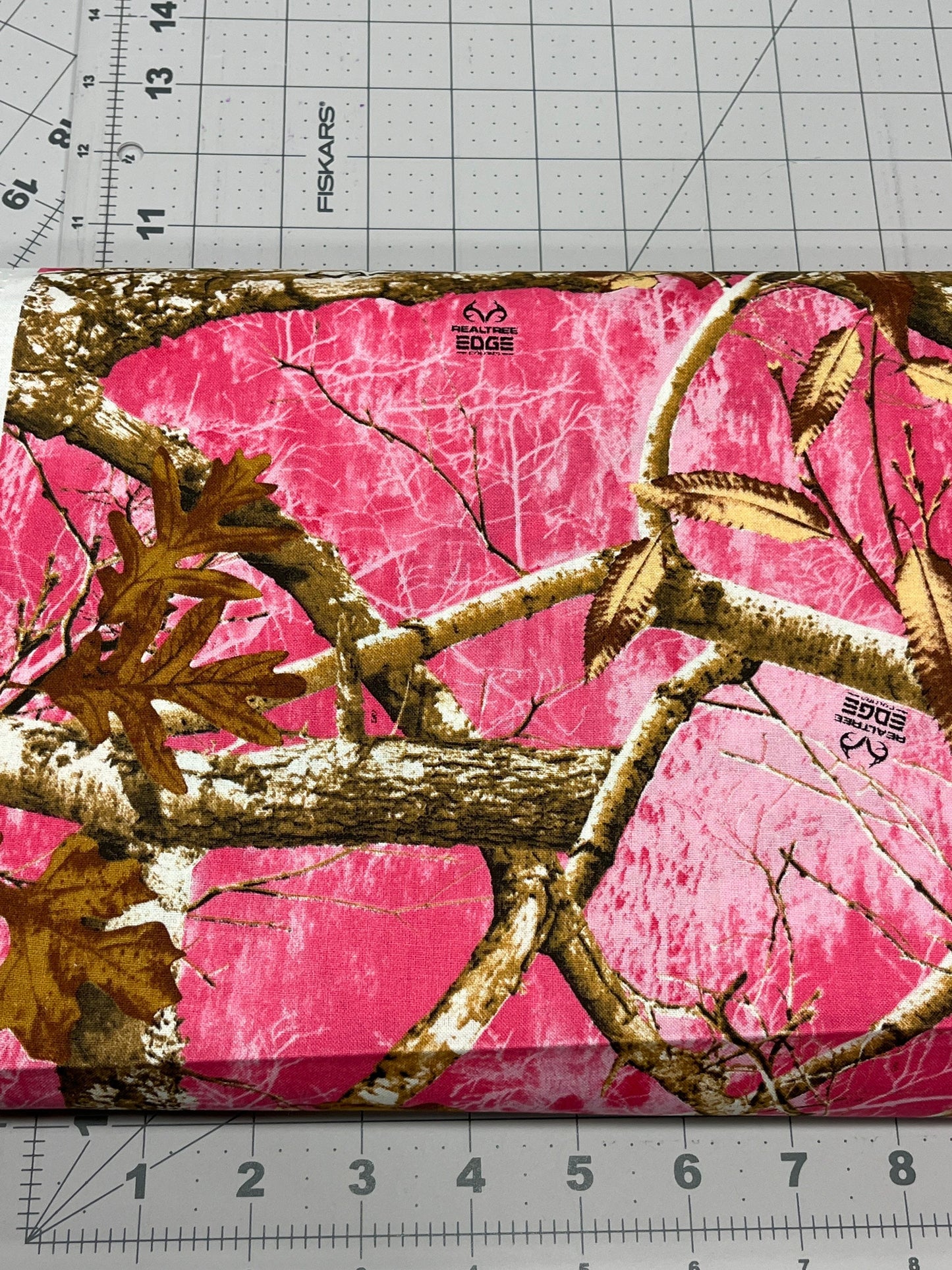 Pink Real Tree Fabric fast shipping Licensed Fabric