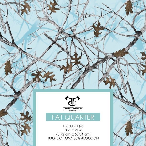 Conceal CAMO BLUE TT - Fat quarters - 100% Cotton -