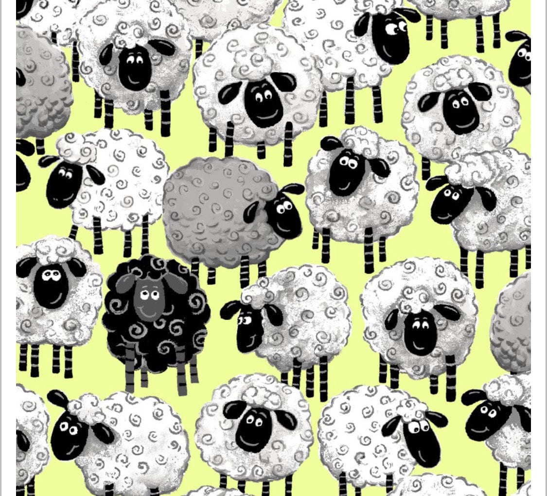 Lewe the Ewe Susybee Fabrics- 100% Cotton - Packed