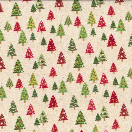 Fabric Traditions Glitter Christmas cotton fabric- metallic accent - Fabric Traditions- Fat Quarter - By the 1/2 Yard- 100% Cotton -
