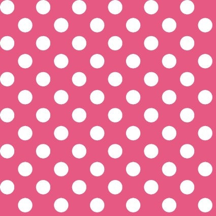 Dots Kimberbell Basics-MAS8216-R, Dots Pink white 100% Cotton - Blender