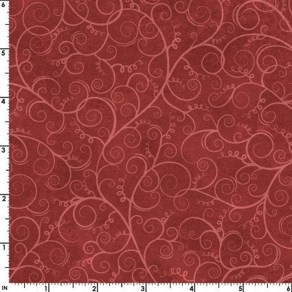 Hello Autumn Vine Scroll Cotton Fabric MayWood Studios - Continuous Cuts - MAS10736-R