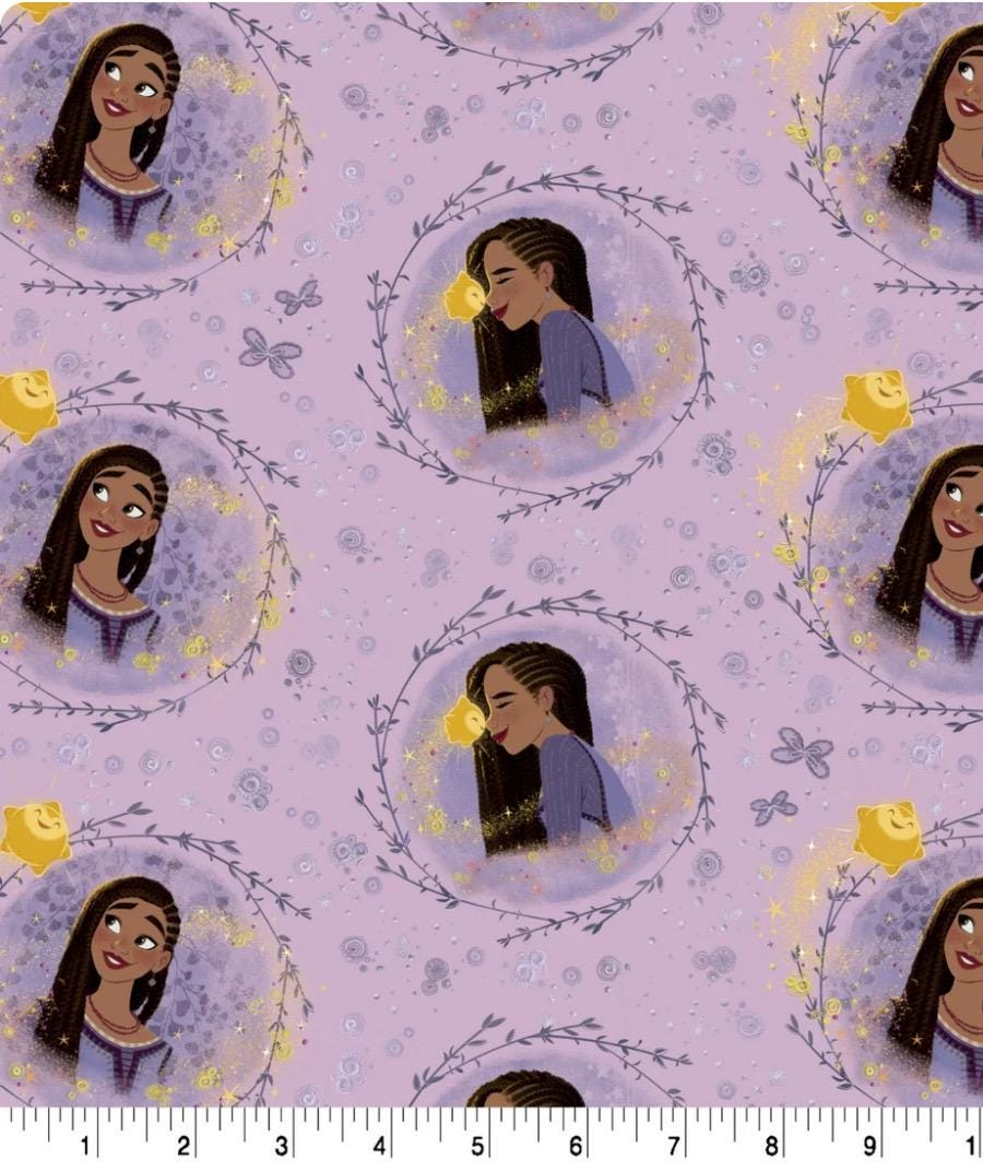 Disney Wish cotton fabric - Fat Quarters, - 100% Cotton - Licensed Fabric