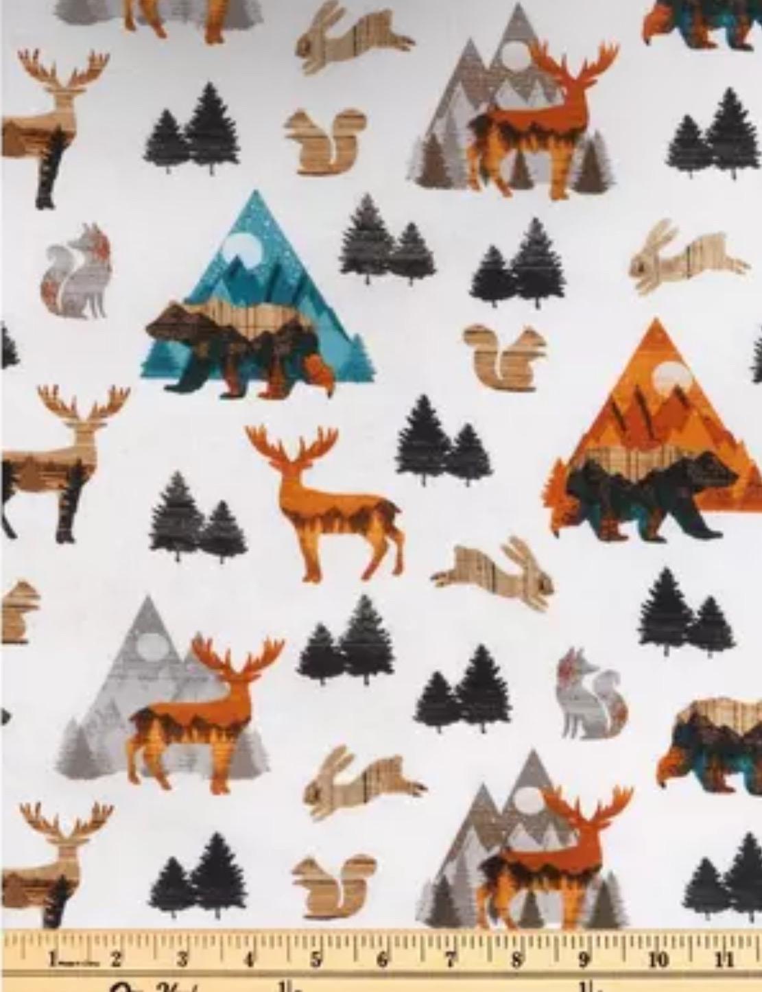 Sunset Mountain Cotton fabric - 100% Cotton