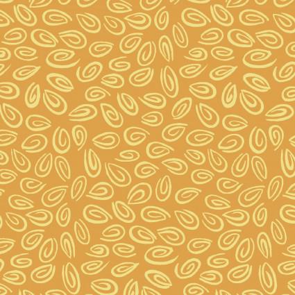 SusyBee Swirls Cotton Fabric - 100% Cotton Continuous cuts- WSBSB20103-430 Orange Blender
