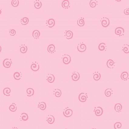 SusyBee Pink Squiggle Dots Cotton Fabric - 100% Cotton -Continuous cuts- WSBSB20053-520 Blender