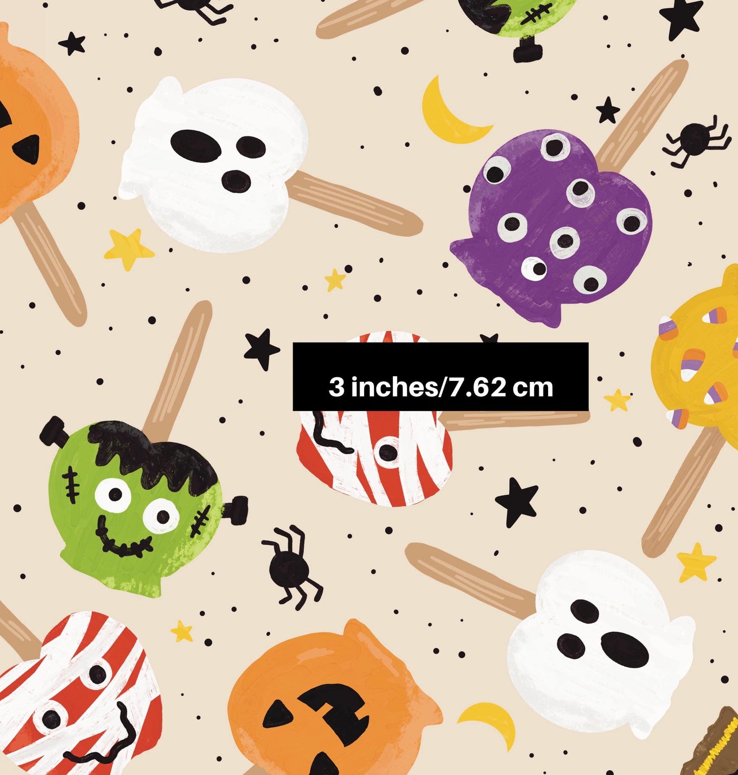 Halloween Treats Cotton fabric -Thanksgiving- fall- autumn-100% Cotton -