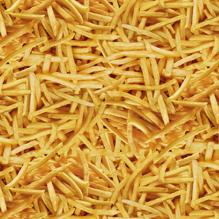 TT-Food CD3454 Fries - French Fries Cotton Fabric- 100% Cotton - Timeless Treasures