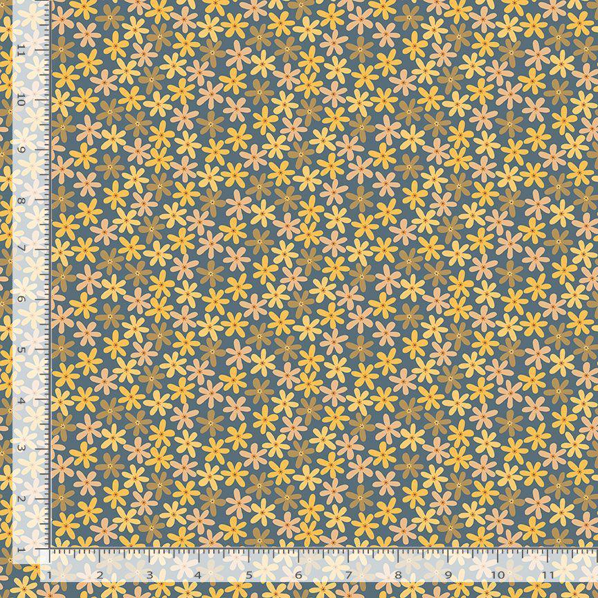 DS-The Bee's Knees - Stella D3056 Ocean - Floret - The Bee's Knees Cotton fabric 100% Cotton