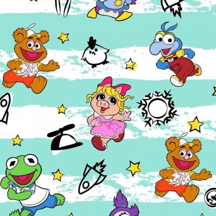The Muppets Cotton Character fabric- 100% Cotton fabric -SPR69772-A620710 Licensed Fabric
