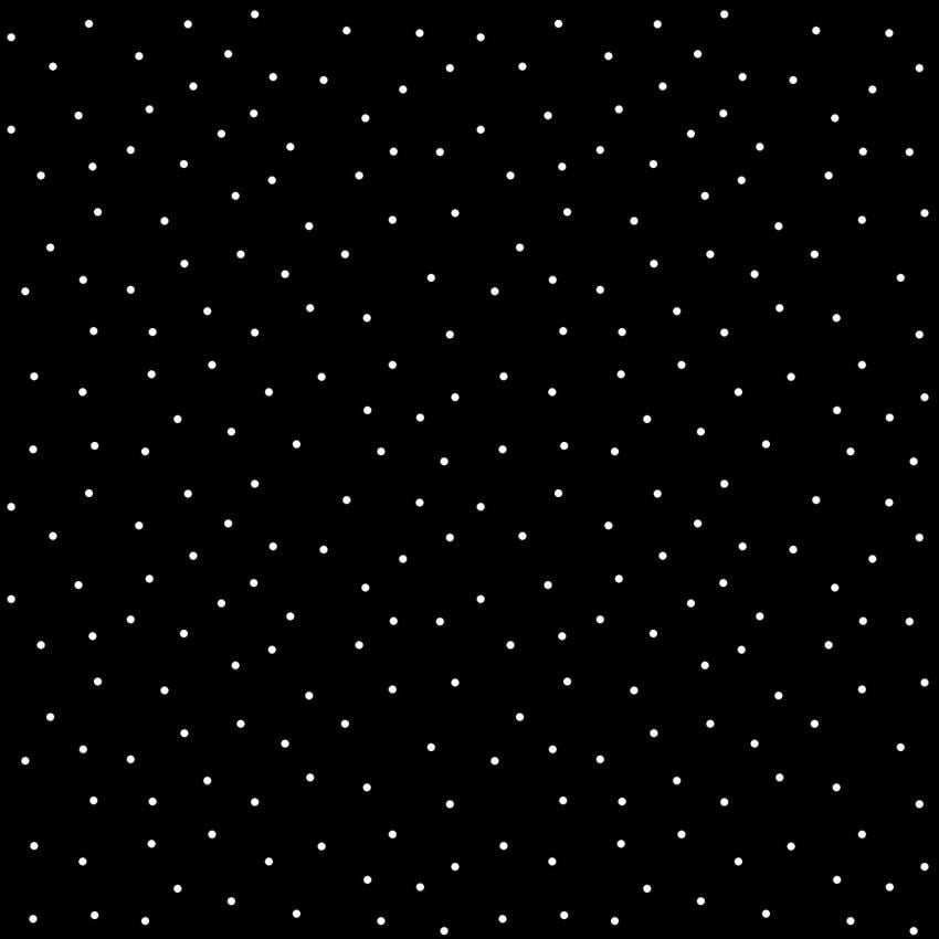 Kimberbell Basics - tiny dots - white dots on Black- 100% Cotton MAS8210-J - Blender