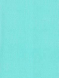 Micro Dots White Dots on Wash Turquoise - 100% Cotton