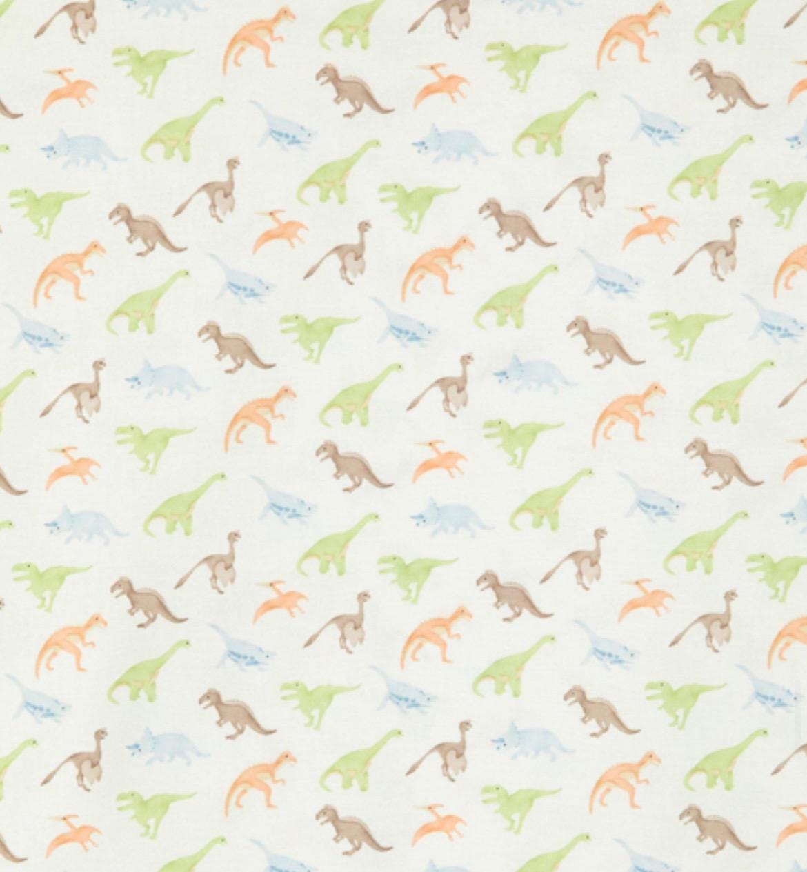 Dinosaurs Cotton Fabric -Roar Cotton Fabric- roar- continuous cuts
