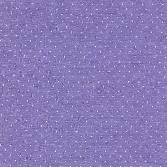 Purple White Dots Cotton Fabric - 100% Cotton Continuous cuts-24225 PURPLE w/WHITE DOTS Blender