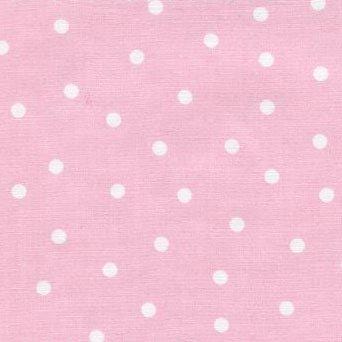 Pink Dots Cotton Fabric - 100% Cotton - Blender