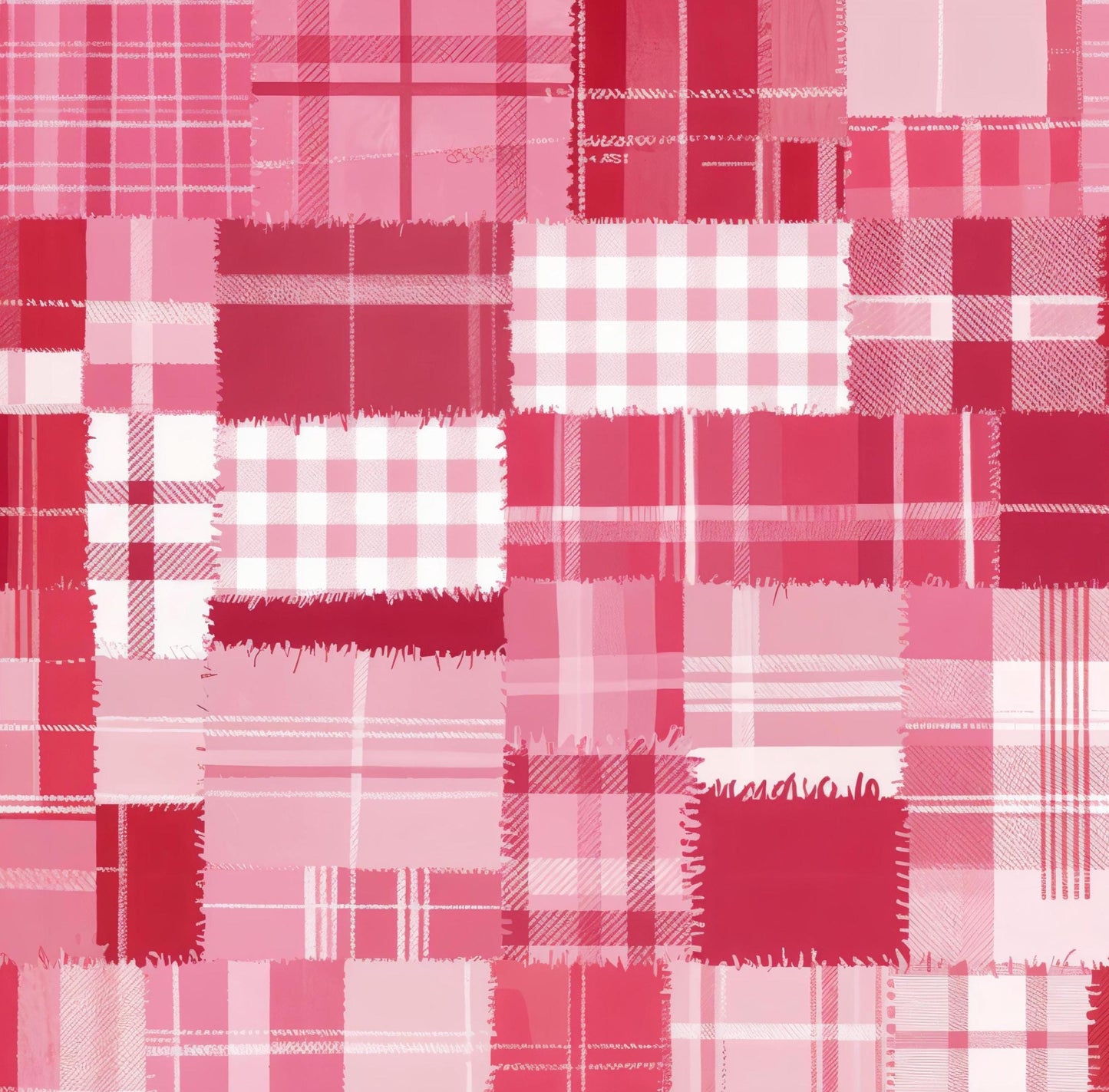 Valentines Patchwork Cotton Fabric- 100% Cotton Continuous Cuts Drewie Pie Fabrics