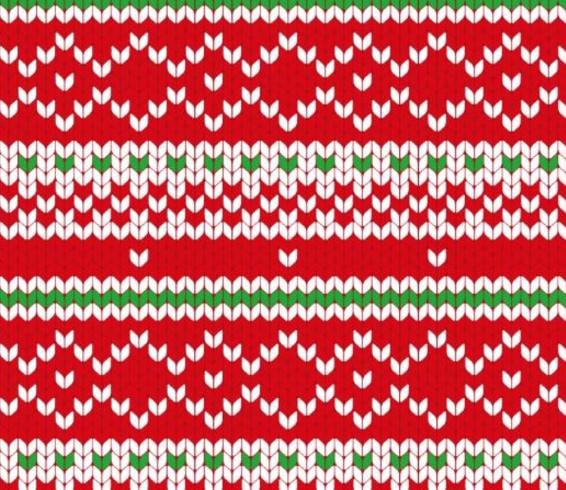 Festive Christmas Sweater Print Cotton fabric- continuous cuts- - fast shipping! Drewie Pie Fabrics