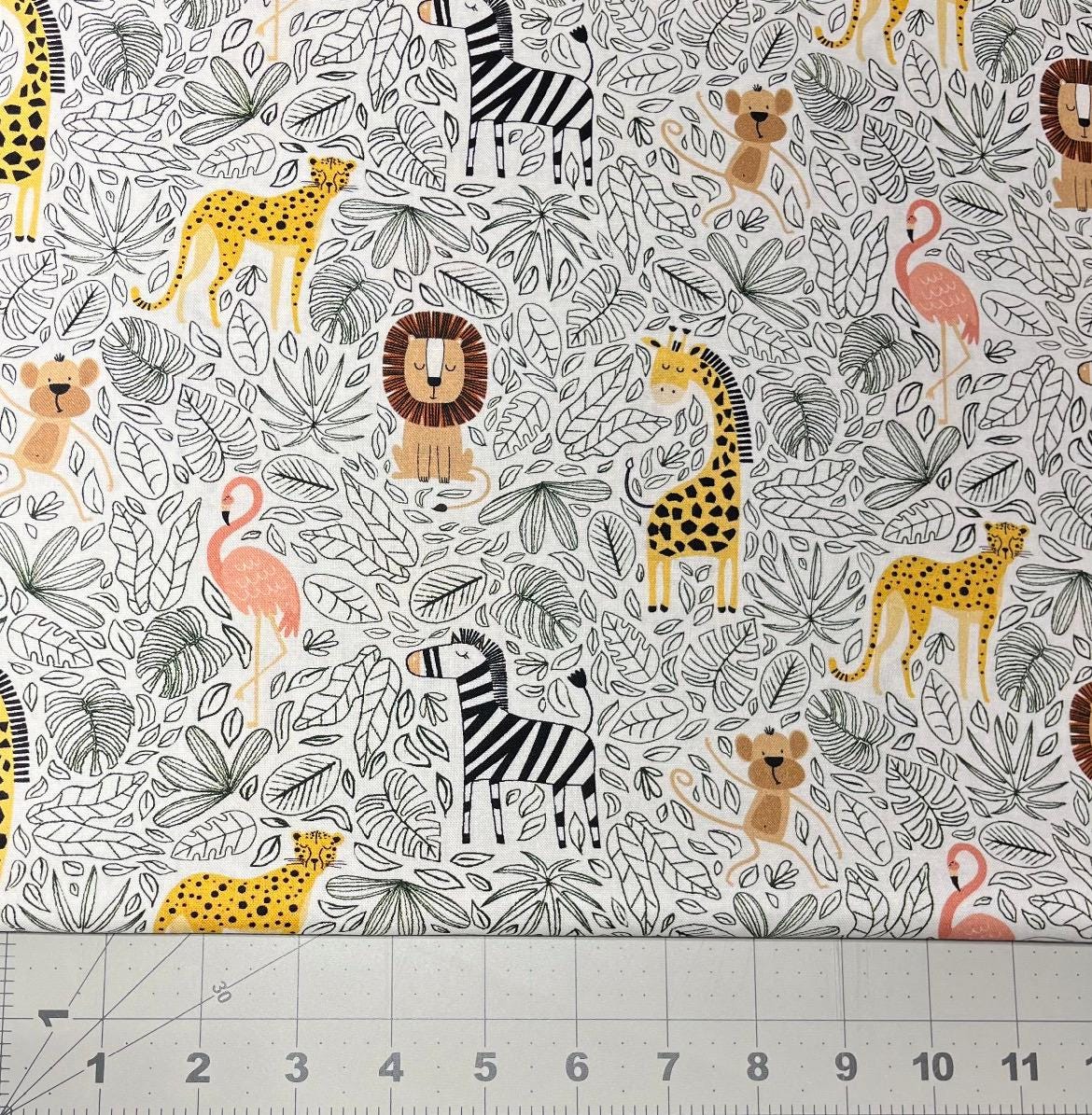 Wild Safari 24193 Fabric - 100% Cotton - Continuous cuts