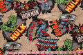 Superhero Fabric - Thor - Captain America - Hulk - Spider-man - Iron Man Licensed Fabric