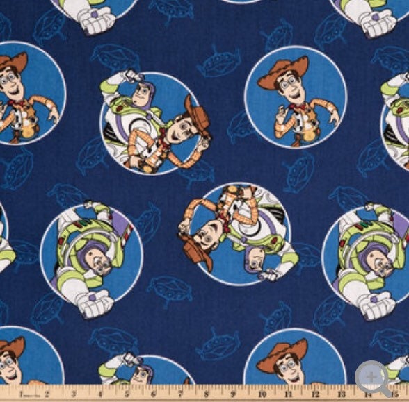 Toy story fabric - 100% Cotton -