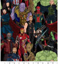 Staggered Superhero 100% Cotton - Iron Man - Hulk -Black Panther -Thor - Captain America - Hulk - Spiderman - Iron Man Licensed Fabric