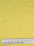 Yellow stripes fabric - 100% Cotton - Blender