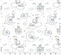 Winnie the Pooh baby friends- Bear Fabric- 100% Cotton - Licensed Fabric