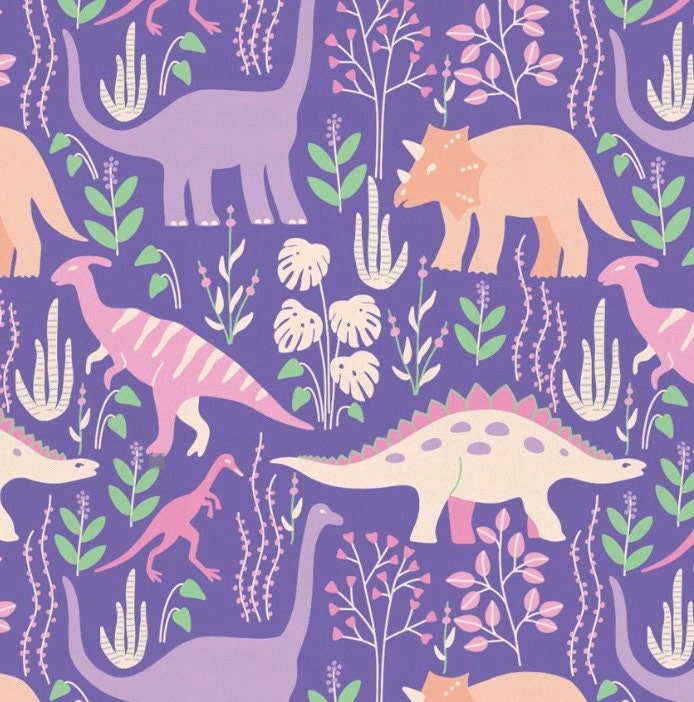 Dinosaur Stories fabric - 100% cotton- PSF120-20273