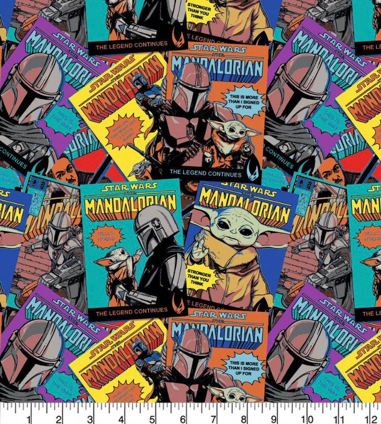 Mandalorian Fabric -100% Cotton Licensed Fabric