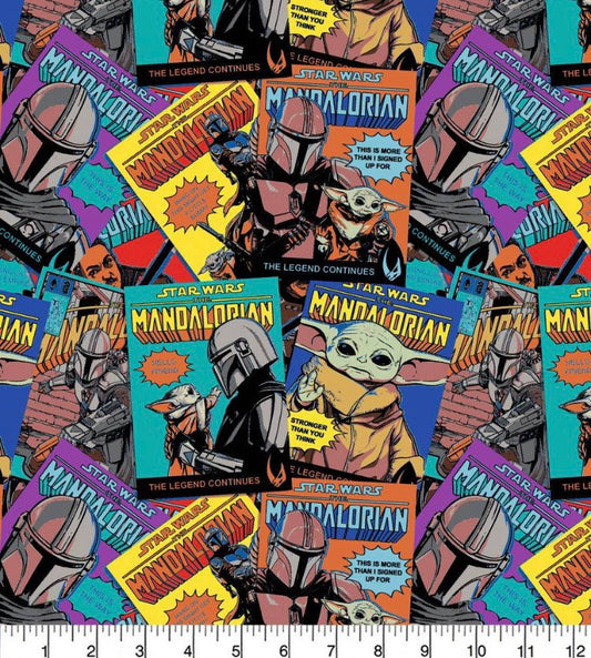 Mandalorian Fabric -100% Cotton Licensed Fabric