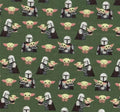 Star Wars Mando he comes with me fabric- 100% Cotton fabric Licensed Fabric