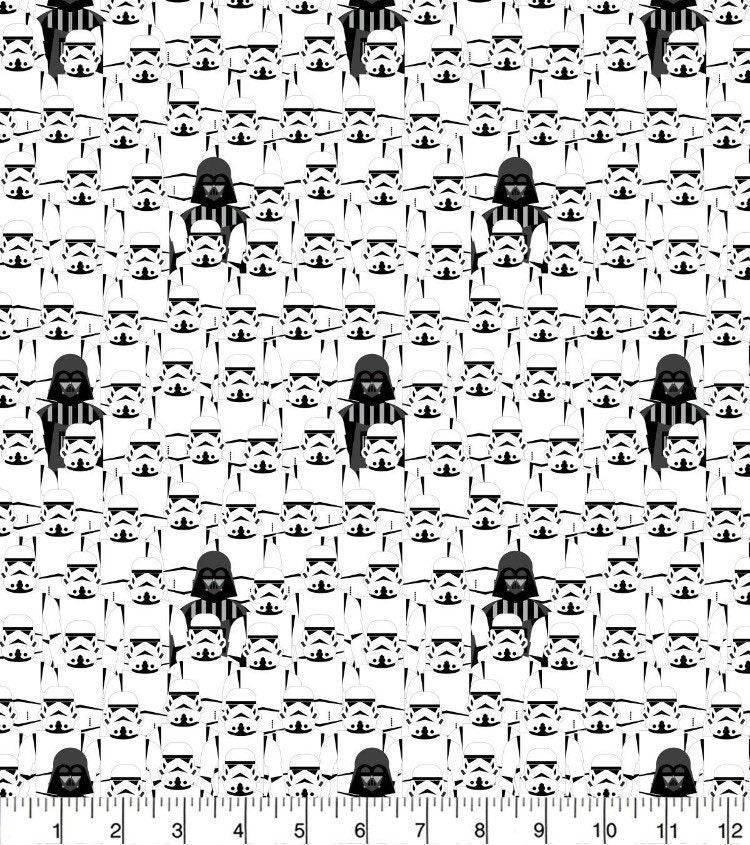 Star Wars Stacked Troopers fabric- 100% Cotton fabric- storm troopers Licensed Fabric