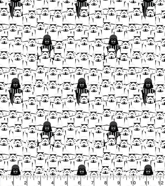 Star Wars Stacked Troopers fabric- 100% Cotton fabric- storm troopers Licensed Fabric