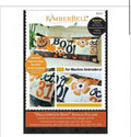 KID527 Halloween Boo! Bench Pillow Designers: Kim Christopherson, KimberBellEmbroidery CD