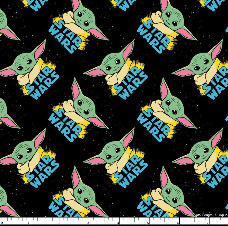 Star Wars Camelot 3800223-1- Yoda fabric- 100% Cotton fabric