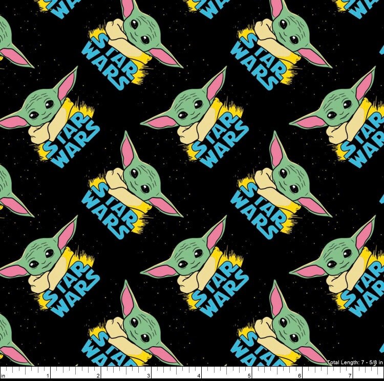 Star Wars Camelot 3800223-1- Yoda fabric- 100% Cotton fabric