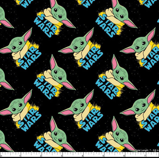 Star Wars Camelot 3800223-1- Yoda fabric- 100% Cotton fabric