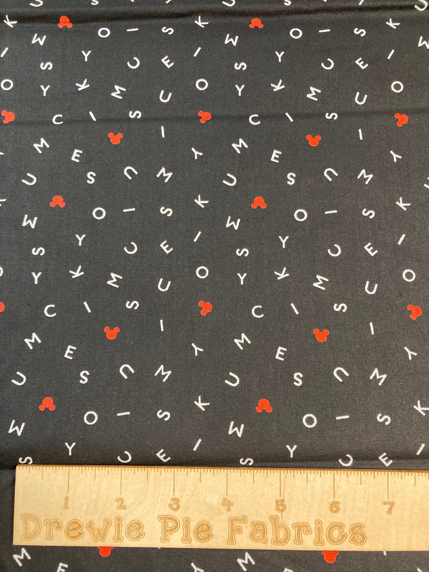 Mickey Mouse Fabric - 100% Cotton - Licensed Fabric