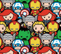 Mini Avengers Assemble Camelot 100% Cotton Fabric- Continuous cuts by the 1/2 yard increment- Avengers - Iron Man - Hulk -Captain America