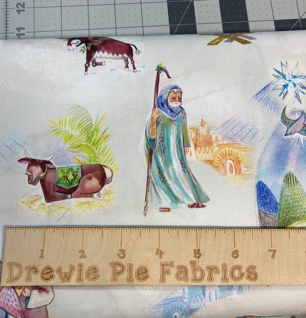 Christmas Peace fabric- Fat Quarters - 100% Cotton - PSF120-21402