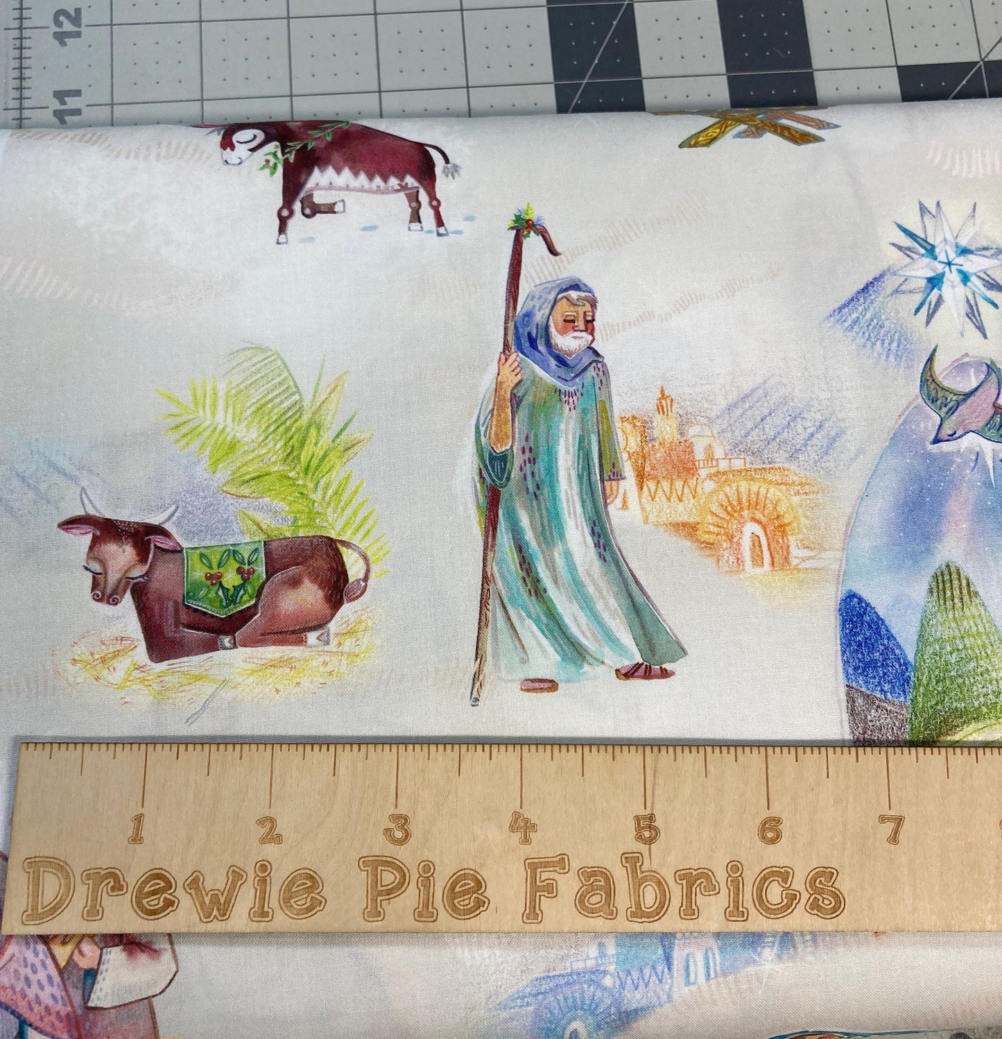 Christmas Peace fabric- Fat Quarters  - 100% Cotton - PSF120-21402