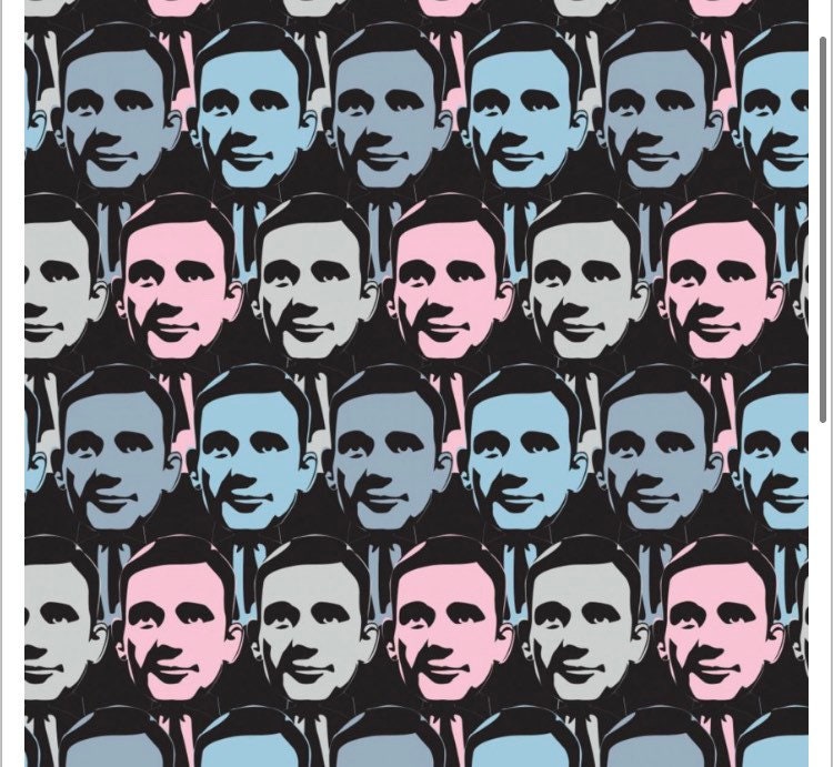 CAM96090110-1 The Office OFC Michael Scott - Cotton Fabric- continuous cuts
