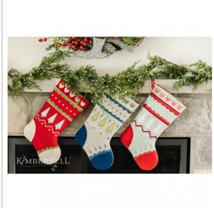 KID203 KimberBell Curated: Home for the Holidays Designers- Kim Christopherson, Machine Embroidery USB Stax