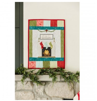 KID203 KimberBell Curated: Home for the Holidays Designers- Kim Christopherson, Machine Embroidery USB Stax