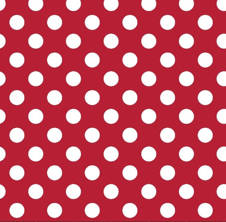 Dots Kimberbell Basics-MAS8216-R, Dots red white  - 100% Cotton -  Blender